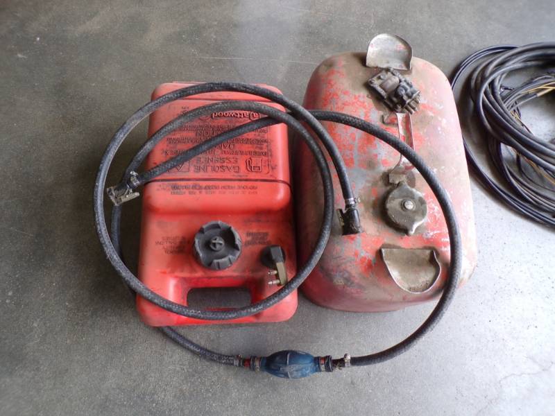 lot 168 image: Pair of Marine Gas Tanks