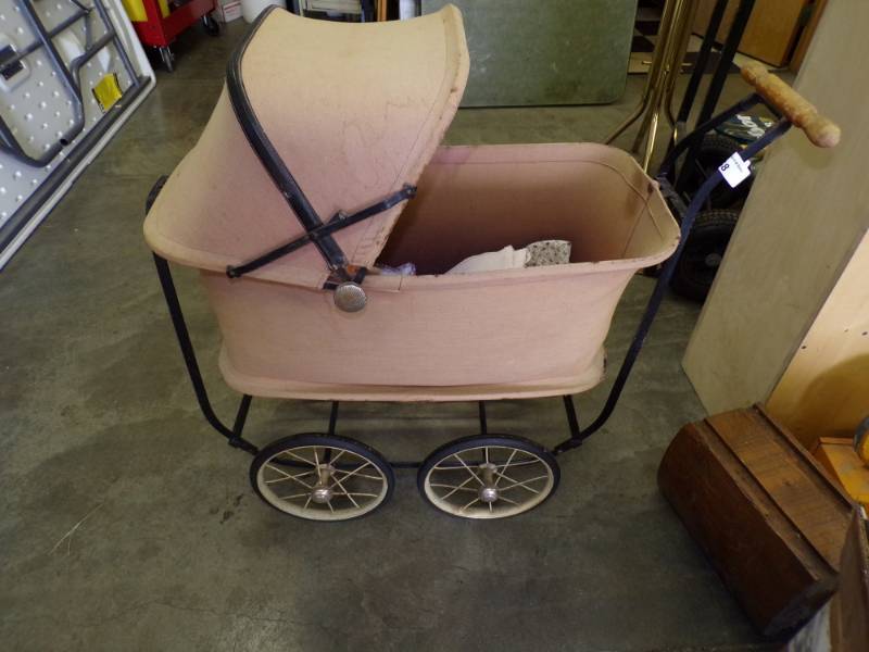lot 176 image: Vintage Doll Stroller