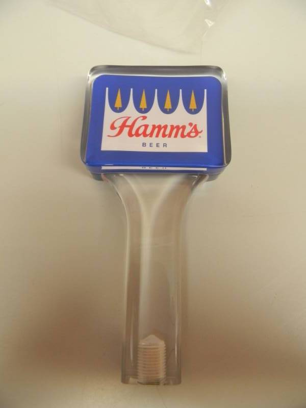 lot 31 image: VINTAGE HAMMS BEER ACRYLIC TAP HANDLE - NOS NICE - SEE PICTURES