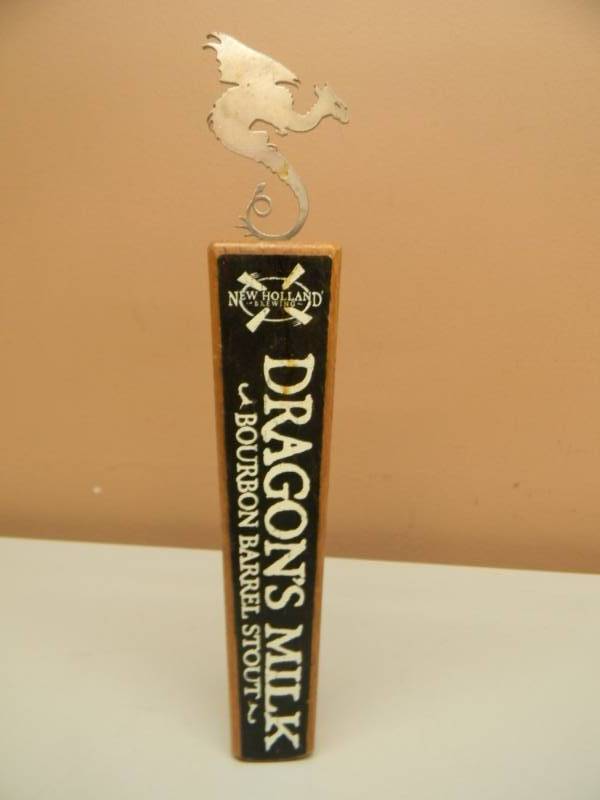 lot 33 image: NEW HOLLAND BREWING DRAGONS MILK BOURBON BARREL STOUT TAP HANDLE - VERY COOL TAP - APPROX 12 - SEE PICTURES