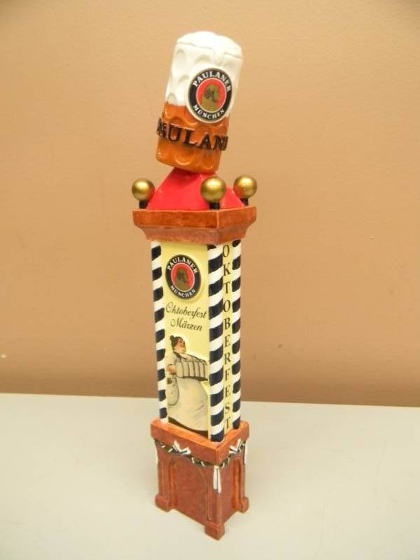lot 39 image: NEW OLD STOCK - PAULANER MUNCHEN OCTOBERFEST TAP HANDLE - AWESOME TAP - NEW - APPROX 13 - SEE PICTURES