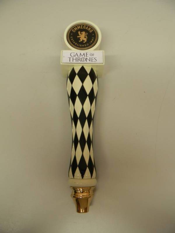 lot 41 image: BREWERY OMMEGANG GAME OF THRONES TAP HANDLE - APPROX 12 - SEE PICTURES