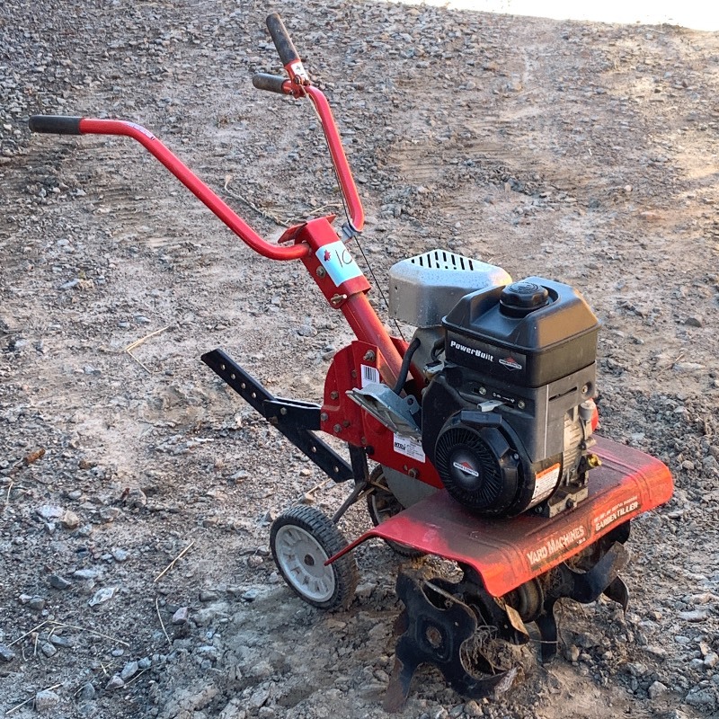 lot 10 image: Yard Machines Garden Tiller