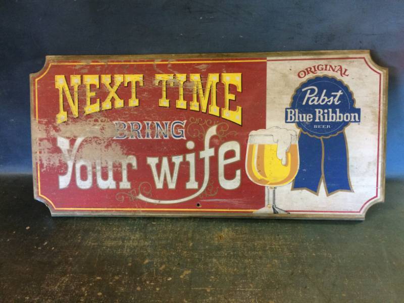 Pabst Blue Ribbon Plack