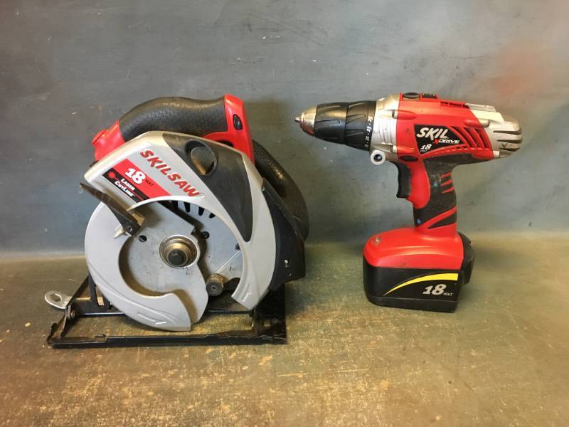 Cordless Drill and Skilsaw