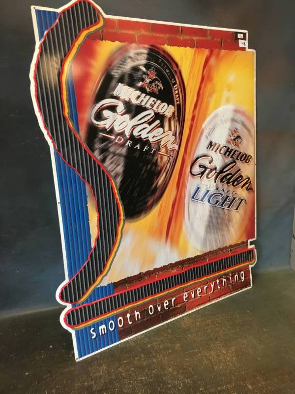 Michelob Metal Beer Sign