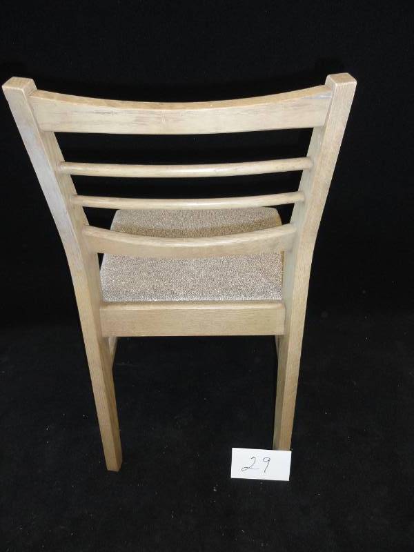 lot 29 image: 1950s Mid Century Modern Chair with Original Seat Covering