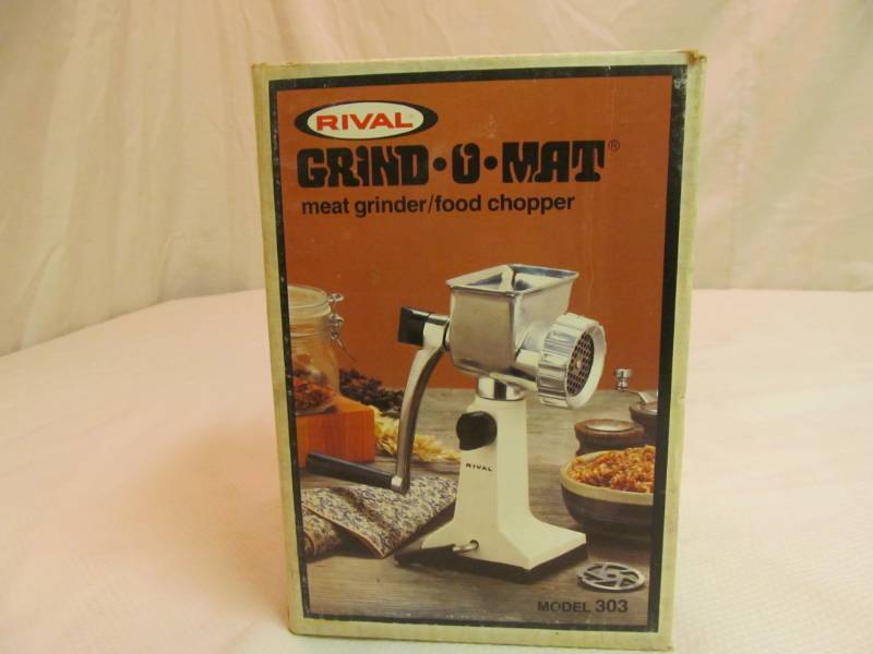 lot 24 image: Rival grind o mat food grinder