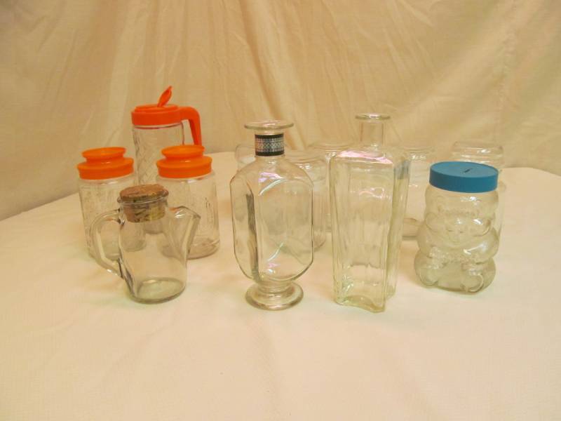 lot 41 image: vintage canisters