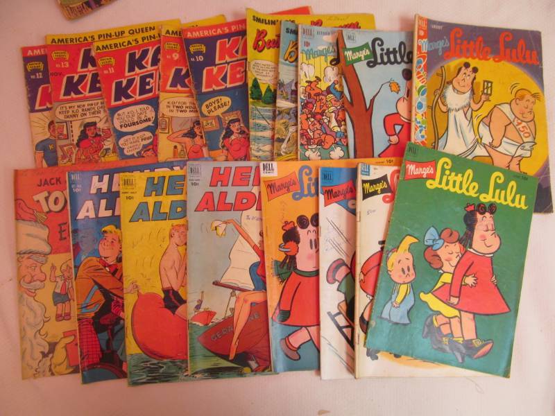 lot 115 image: .10 cent comics
