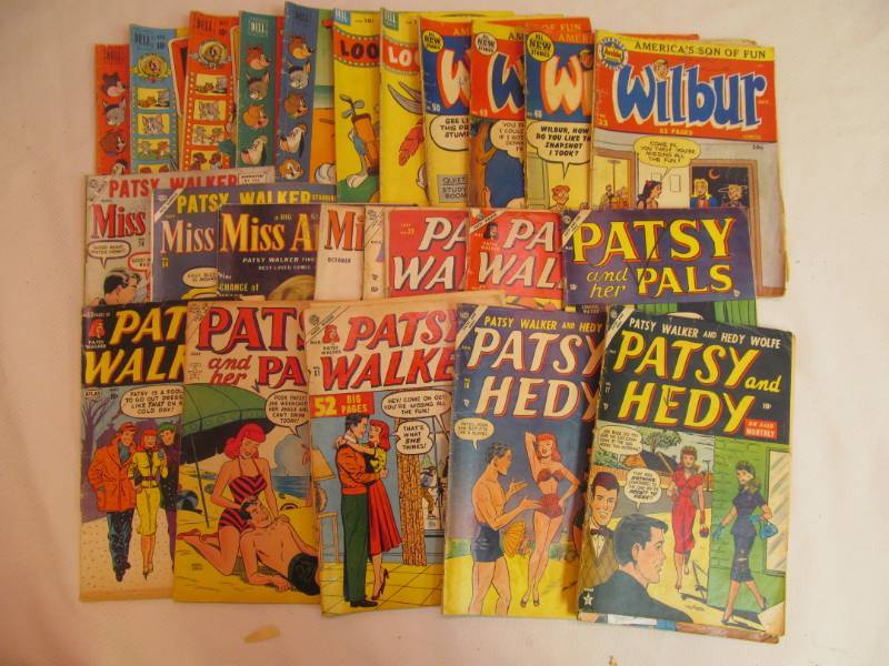 lot 116 image: .10 cent comics