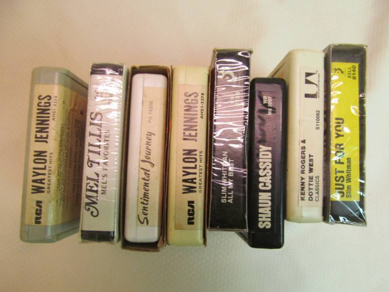 lot 137 image: 8 track tapes