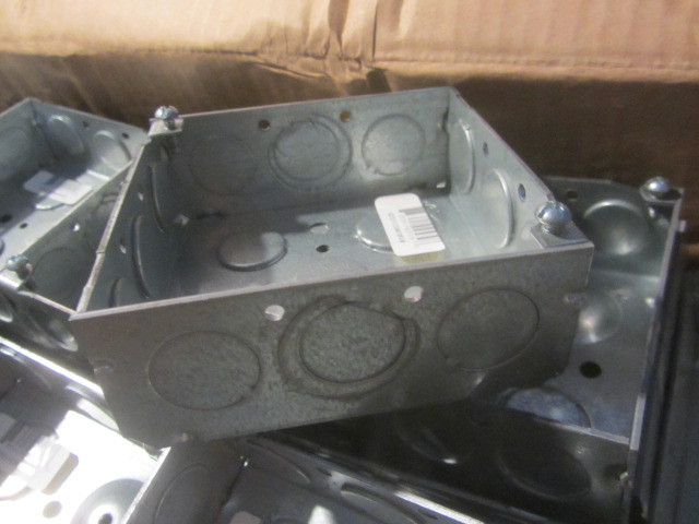 lot 13 image: Galv Steel Outlet Boxes