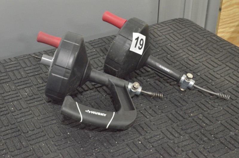 lot 19 image: HUSKY Drain Auger- Lot of 2