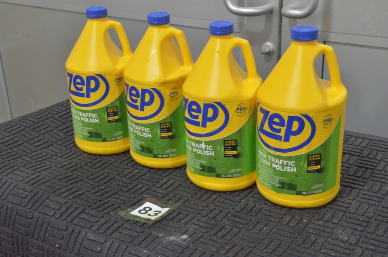 lot 83 image: ZEP 1 Gal. High-Traffic Floor Polish-Lot of 4