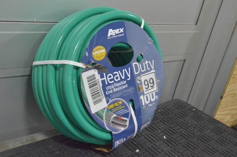 lot 99 image: Apex 58 in. Dia x 100 ft. Heavy Duty Garden Hose
