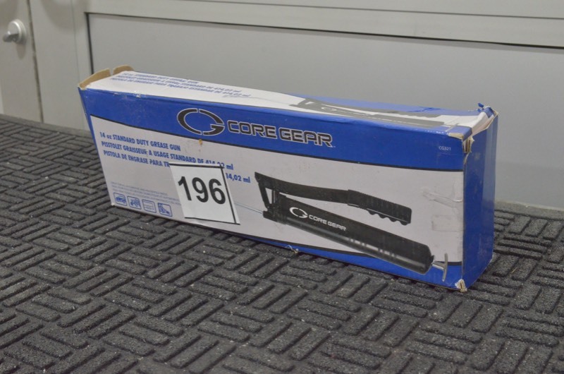 lot 196 image: Core Gear 14 oz. Standard Duty Grease Gun