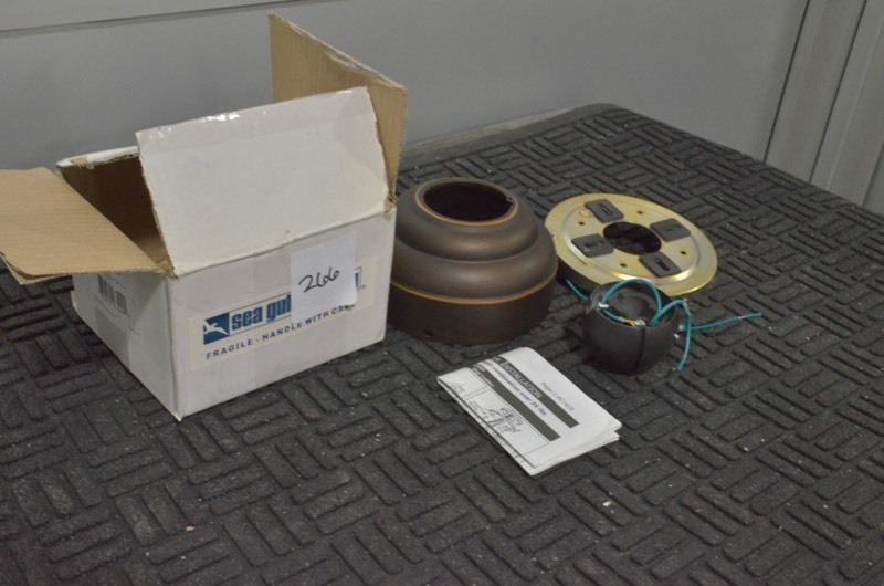 lot 266 image: Slope Ceiling Mounting Adapter for Ceiling FanLighting (USED)