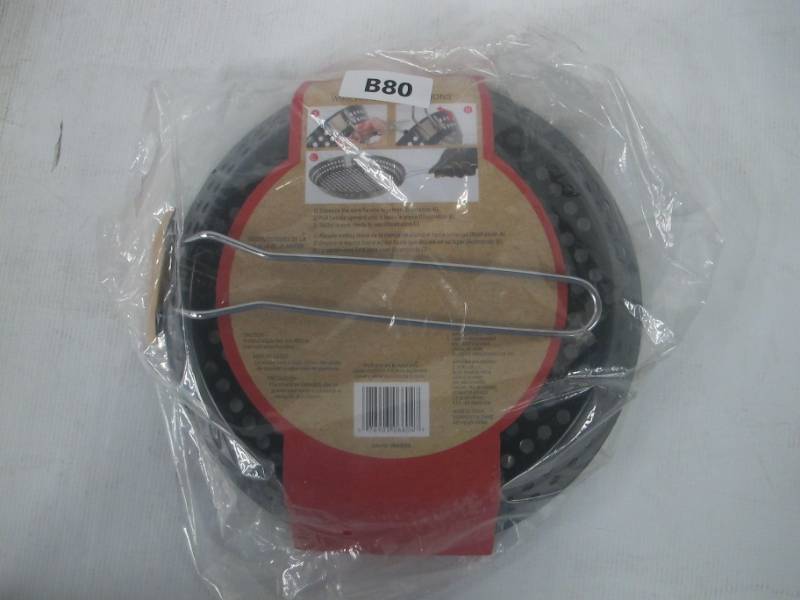 lot B80 image: Just Grillin Non-Stick Grilling Skillet - NEW