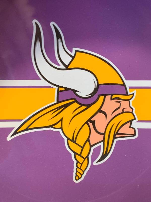 lot 4 image: Minnesota Vikings 11 Ceramic Serving Plate New