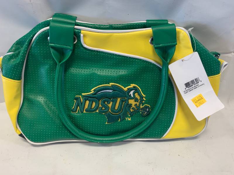 lot 7 image: NDSU Bison Womens Purse Clutch Bowler Style Bag