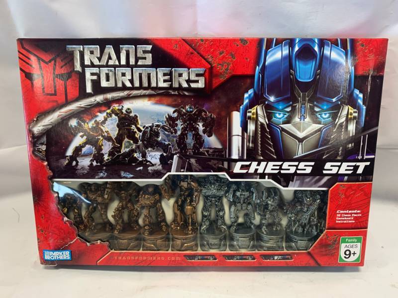 lot 14 image: Factory Sealed Transformers Chess Set from 2007