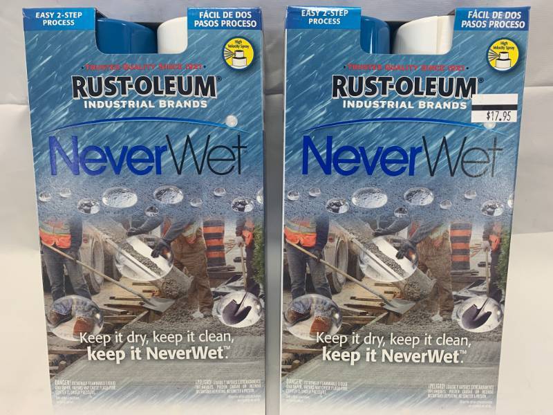 lot 27 image: Lot of 2 Rustoleum Never Wet