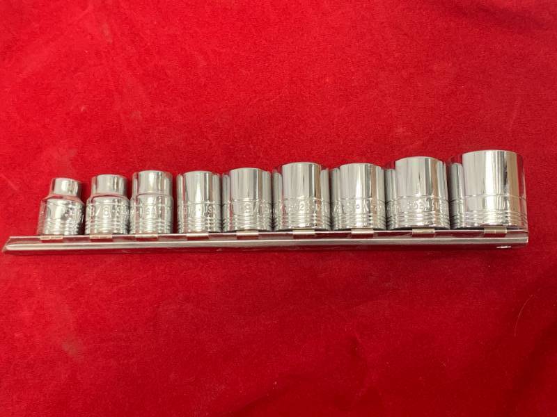 lot 40 image: New SK Tools Made in USA 9pc Socket Set