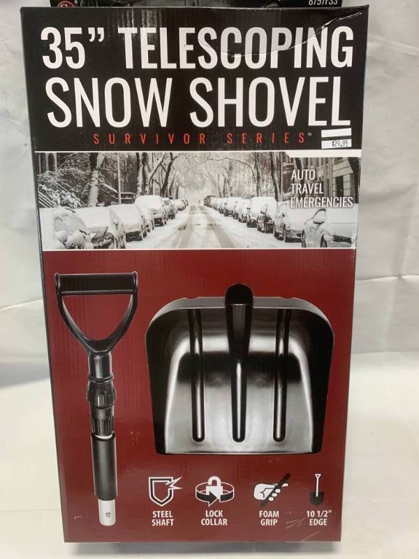 lot 50 image: 35 Telescoping Emergency Snow Shovel