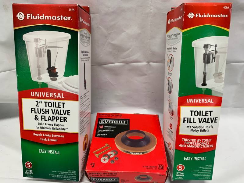 lot 82 image: Lot of 3 Toilet Items