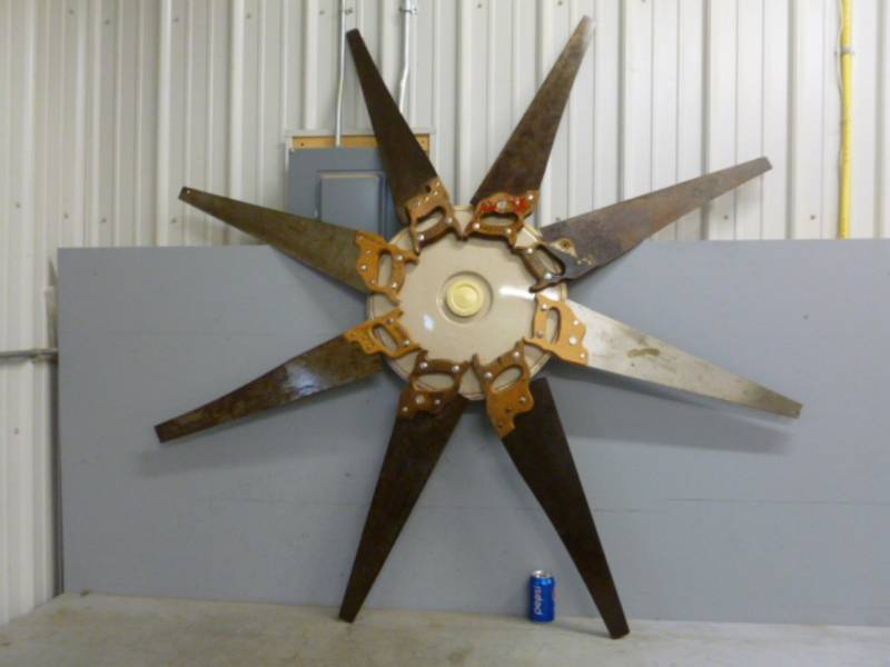 lot 4 image: Vintage Saw Art