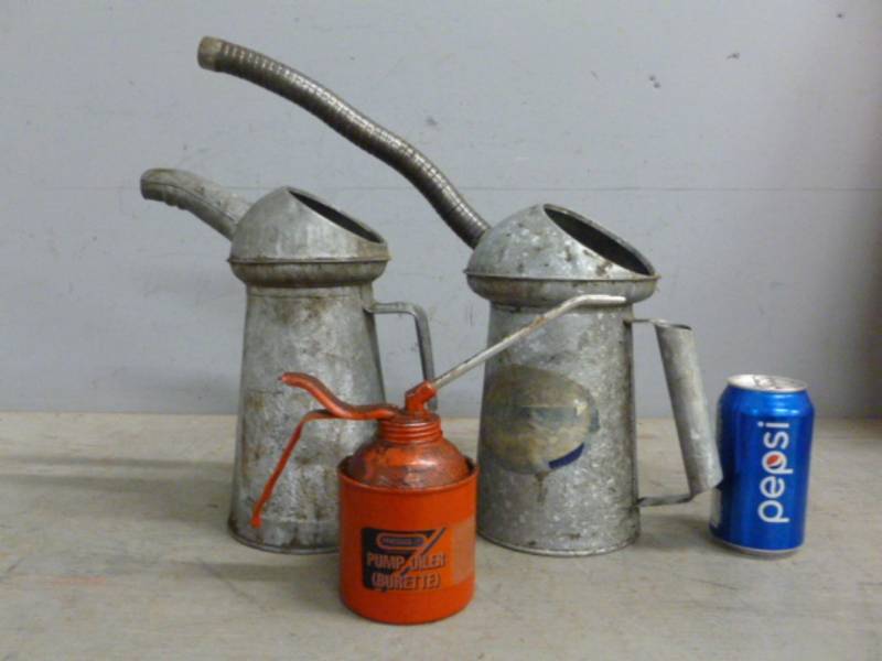 lot 72 image: Vintage Oil Cans
