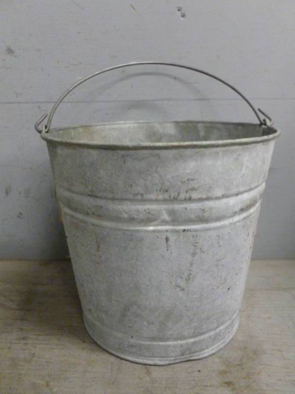 lot 92 image: Galvanized Steel Bucket