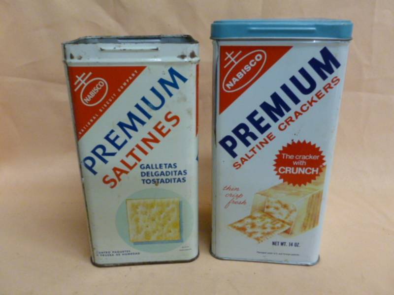 lot 96 image: Vintage Metal Containers