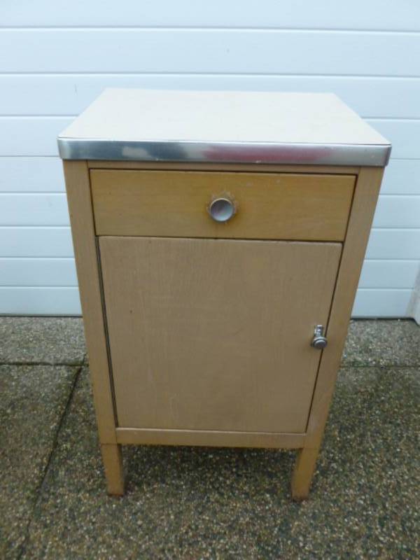 lot 187 image: Vintage Hospital End Table