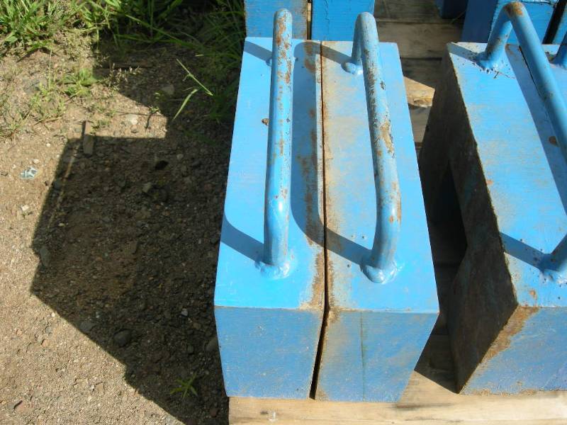 lot 13 image: Two 55lb weights