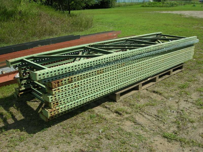 lot 59 image: 8 Pallet Rack End Pieces