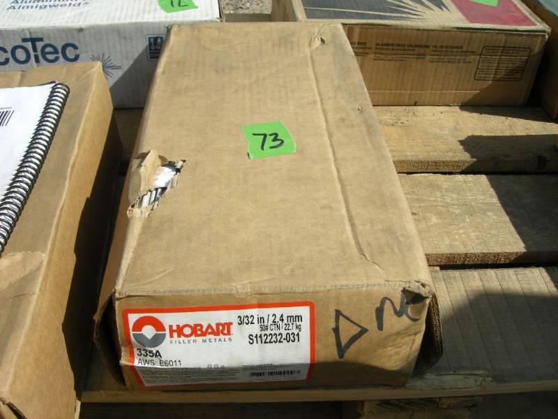 lot 73 image: Hobart 335A Welding Rods