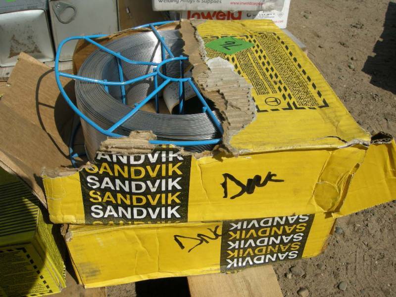 lot 76 image: 2 Sandvik Welding Wire
