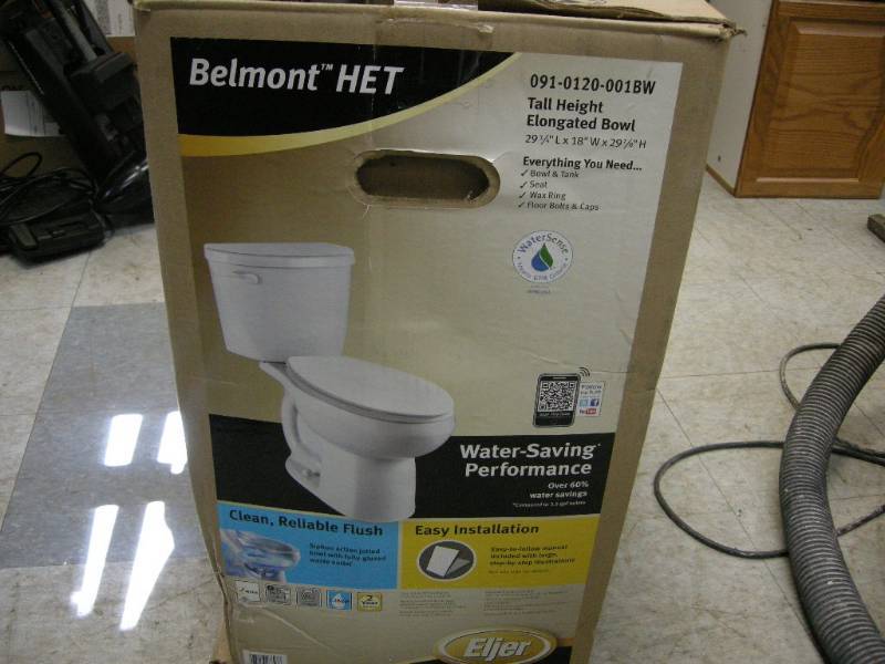 lot 162 image: Eljer Belmont HET Toilet