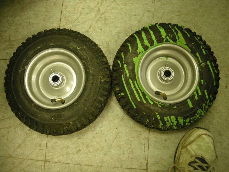 lot 214 image: 2 Utility Wheels