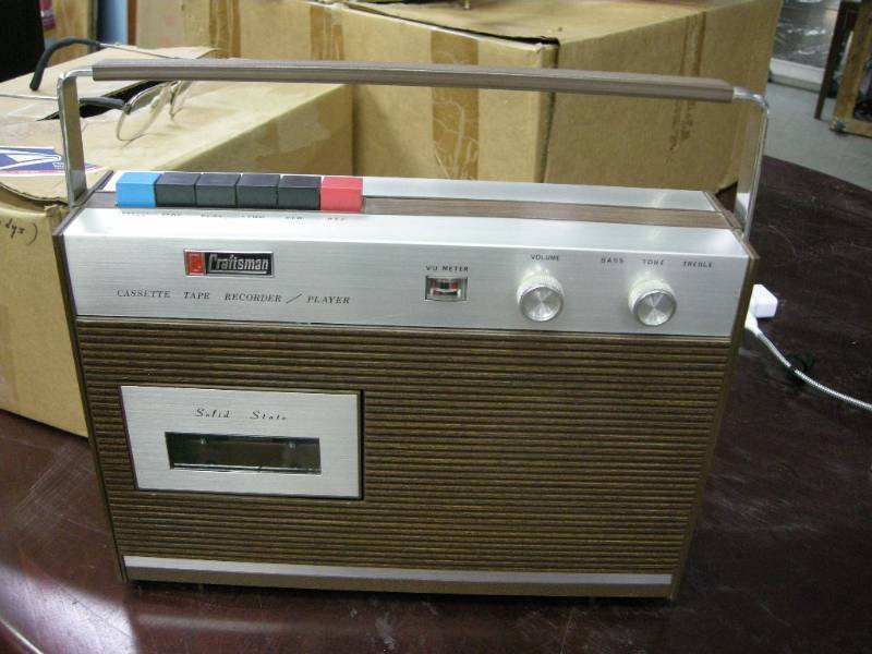 lot 239 image: Vintage Craftsman Cassette RecorderPlayer
