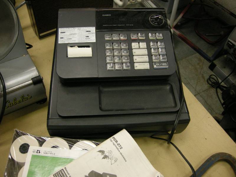 lot 242 image: Casio Electronic Cash Register