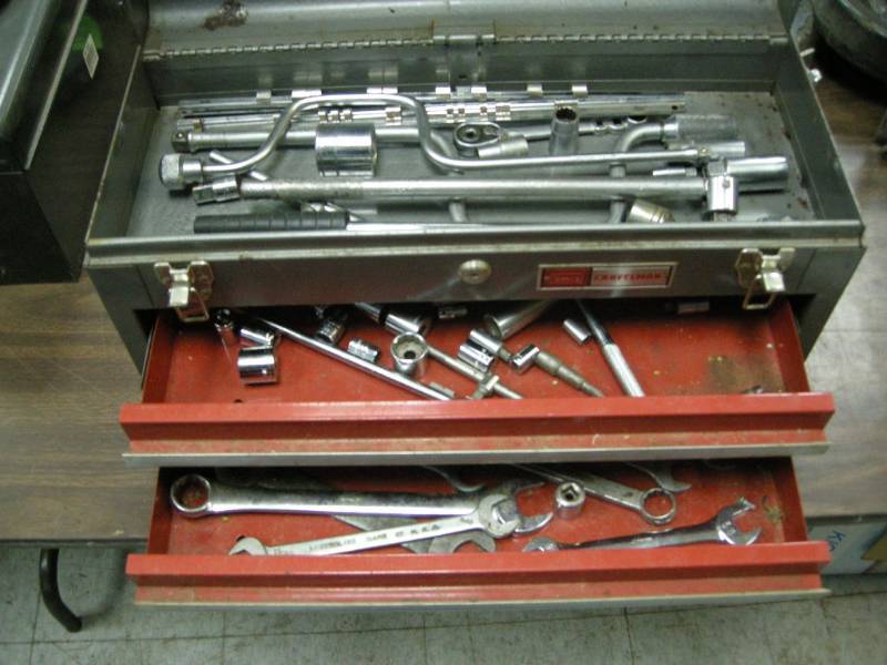 lot 296 image: Toolbox with Tools