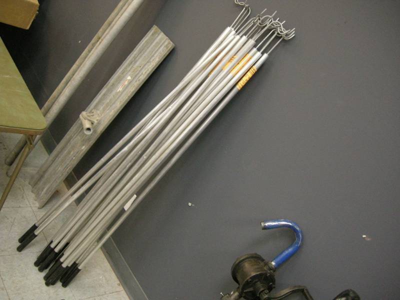 lot 313 image: Garment Hanger Rods