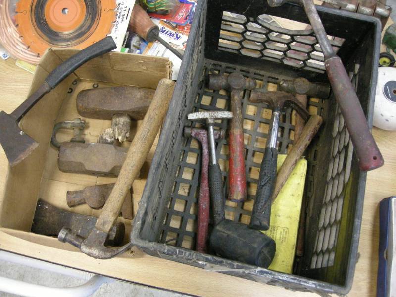 lot 329 image: Hammers, Hatchets, Sledges, Oh My