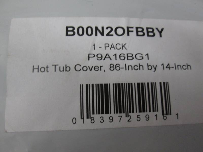 lot 1 image: Hot Tub Cover 86x14 inch...