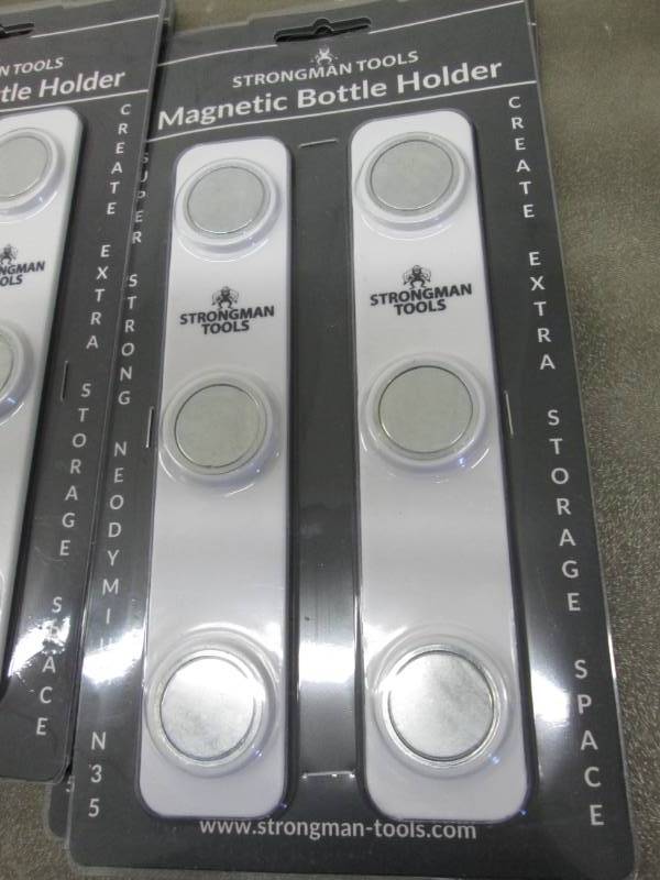 lot 3 image: 4 pks- Strongman Tools Magnetic Bee...