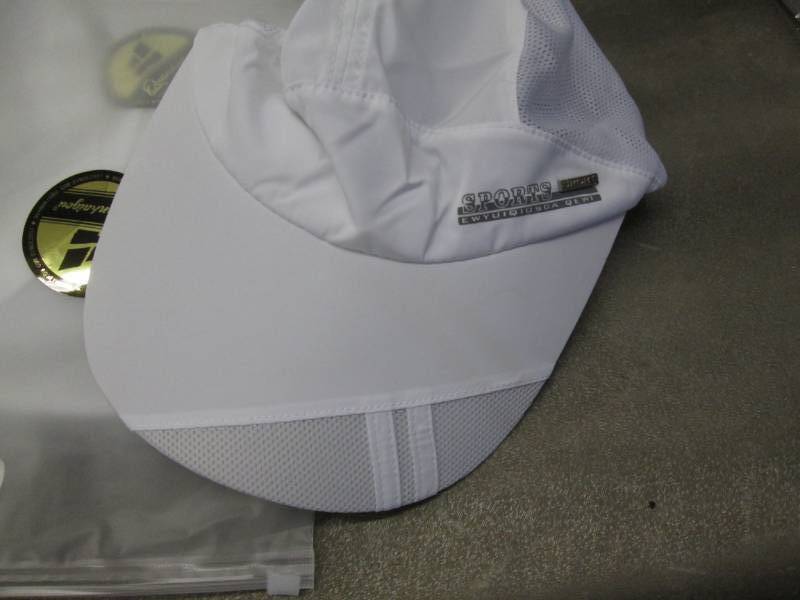 lot 16 image: Lot of 3 White Mens Mesh Caps...