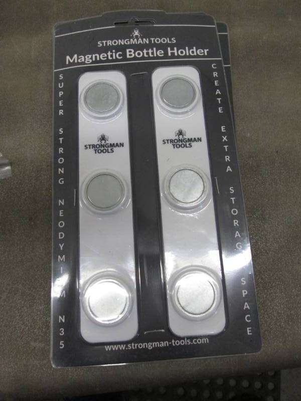 lot 26 image: 4 pks- Strongman Tools Magnetic Bee...